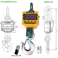 Cân treo JC 10 tấn 2