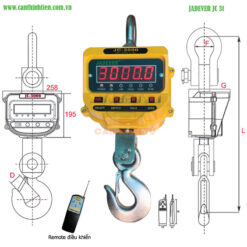 Cân treo JC 3 tấn 2