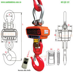 Cân treo OCS JJE 15 tấn 1