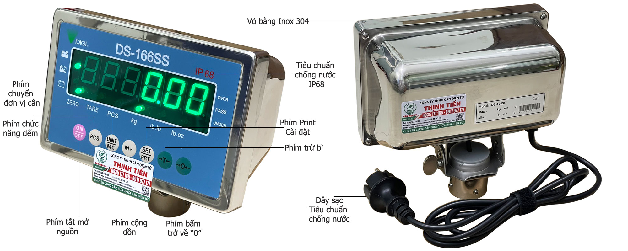 Hinh-anh-chi-tiet-mat-truoc-va-sau-bo-chi-thi-ds-166ss Cân xe nâng Digi 1 tấn